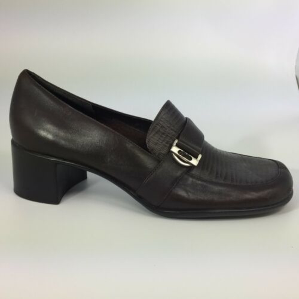 WOMEN A2 C "TWO KNOWS" BROWN  SLIP ONS